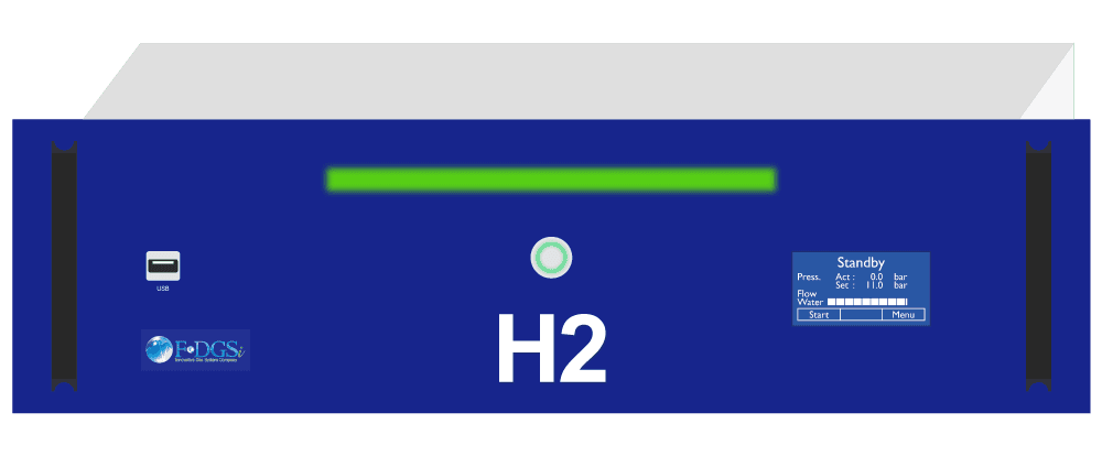 COSMOS RACK MF.H2 Hydrogen Generator (19")