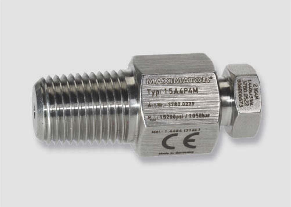 Adapters — Pipe series — 15,200 psi