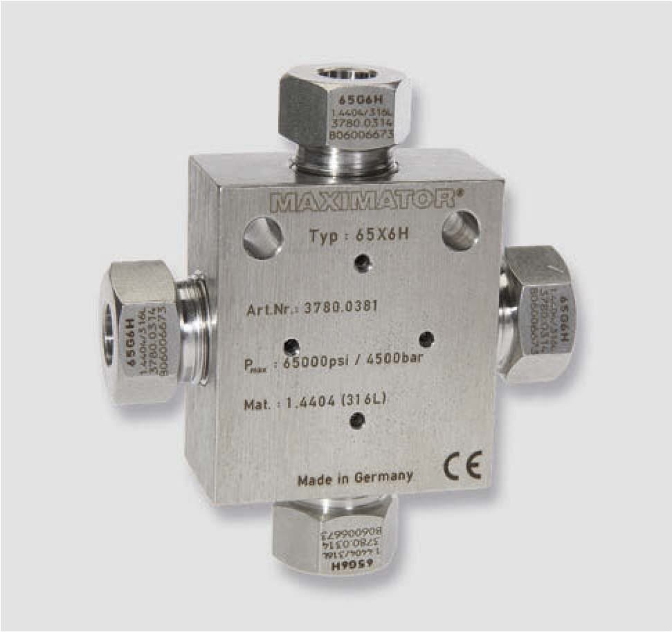 Crosses — High pressure — 65,000 psi