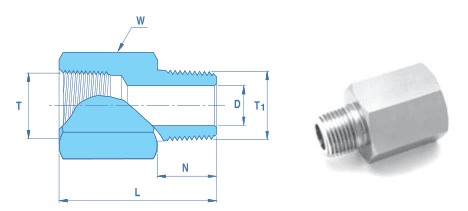Adapter BSPT To NPT