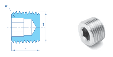 Hollow Hex Plugs