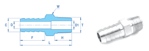 Male To Hose Connector
