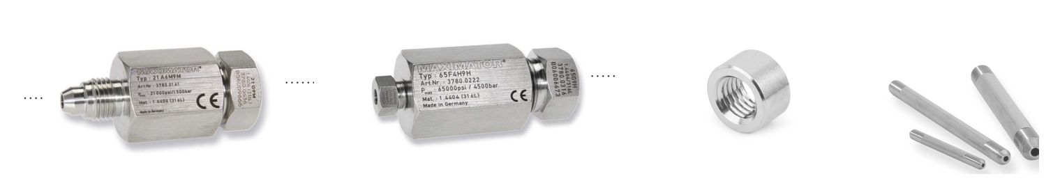 Cone and Thread Fittings